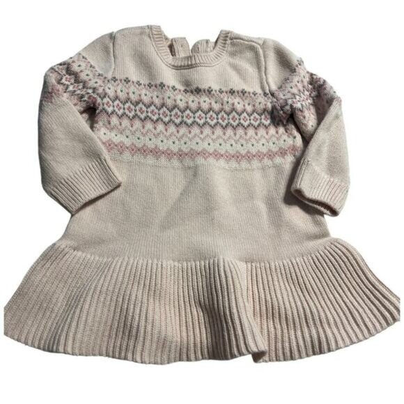 Baby GAP Other - Baby GAP Fair Isle Nordic Sweater Dress Infant Girls Size 18-24 months
